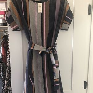 Anthropologie Austen belted dress
